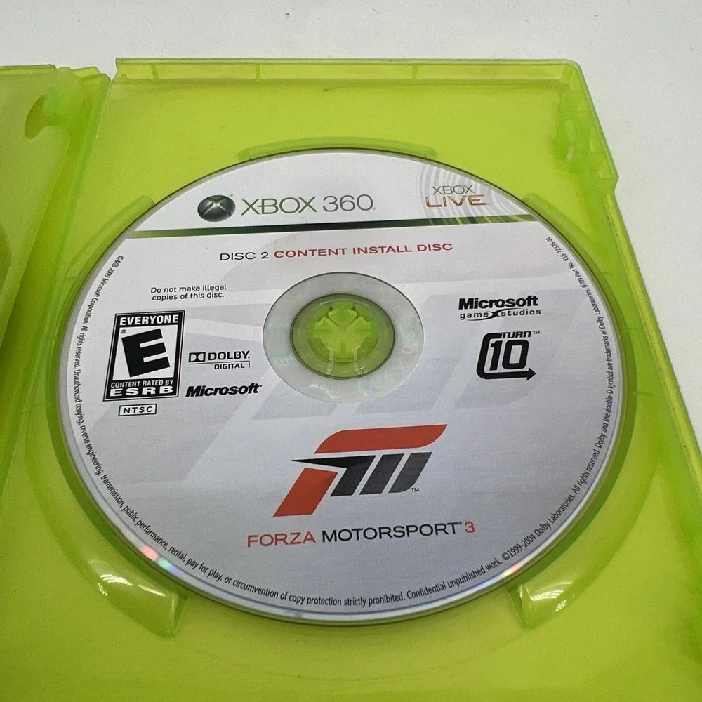 Forza Motorsport 3 (Xbox 360, 2009) Complete - Tested Works